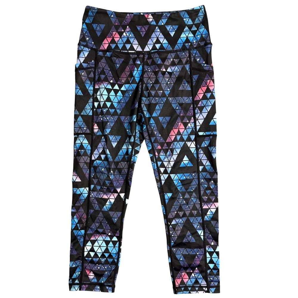 CVG Leggings Capris Stardust Geometric CrossFit Constantly Varied Gear Gym XS